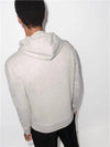 Chillax Fox Patch Classic Hoodie Grey Melange - MAISON KITSUNE - BALAAN 5