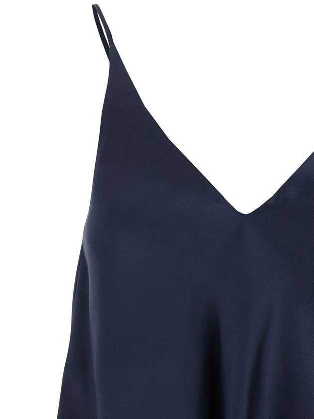 Satin Sleeveles Top - SEMI COUTURE - BALAAN 3