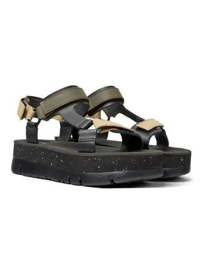 Oruga Up Leather Sandals Black - CAMPER - BALAAN 2