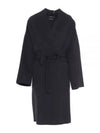 Eris Belt Virgin Wool Single Coat Black - MAX MARA - BALAAN 2