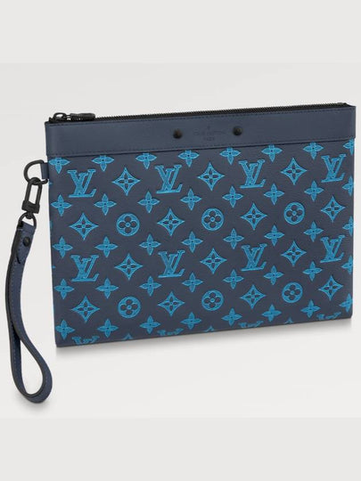 Men's Pochette To-Go Pouch Bag Navy - LOUIS VUITTON - BALAAN 2