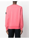 Wappen Patch Crew Neck Sweatshirt Pink - STONE ISLAND - BALAAN 5