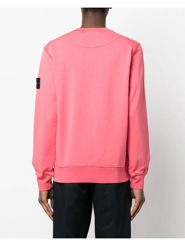 Wappen Patch Crew Neck Sweatshirt Pink - STONE ISLAND - BALAAN 5