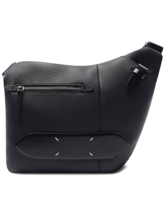 5AC Leather Cross Bag Black - MAISON MARGIELA - BALAAN.