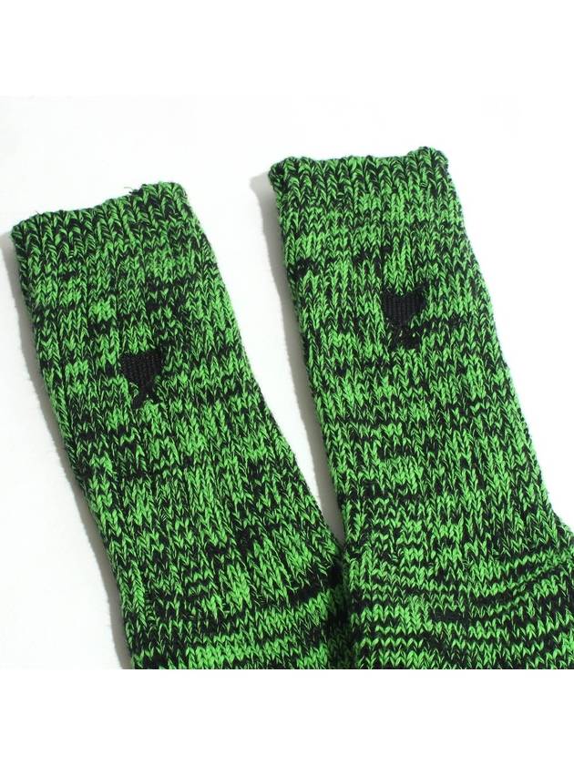 Black Heart Socks Green - AMI - BALAAN 3