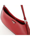 Cleo Brushed Leather Shoulder Bag Desert - PRADA - BALAAN 6