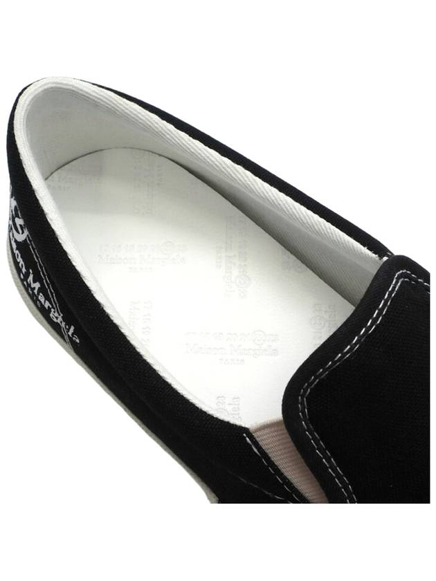 Men's Logo Stitch Tabi Slip-On Black - MAISON MARGIELA - BALAAN 5