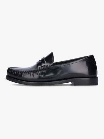 Women's Monogram Le Penny Loafer Black - SAINT LAURENT - BALAAN 2