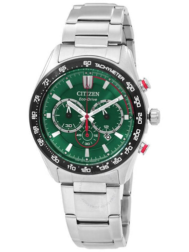 Citizen Chronograph Eco-Drive Green Dial Men's Watch CA4486-82X - CITIZEN - BALAAN 1