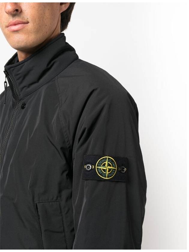 Micro Twill Pure Insulation Technology Primaloft Jacket Black - STONE ISLAND - BALAAN 6