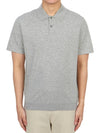 Men s Collar Short Sleeve T Shirt O0186711 B4X - THEORY - BALAAN 1