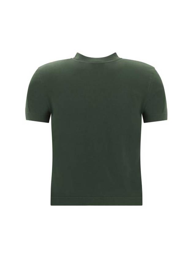 Le Gros Grain Short Sleeve T-Shirt Green - JACQUEMUS - BALAAN 3