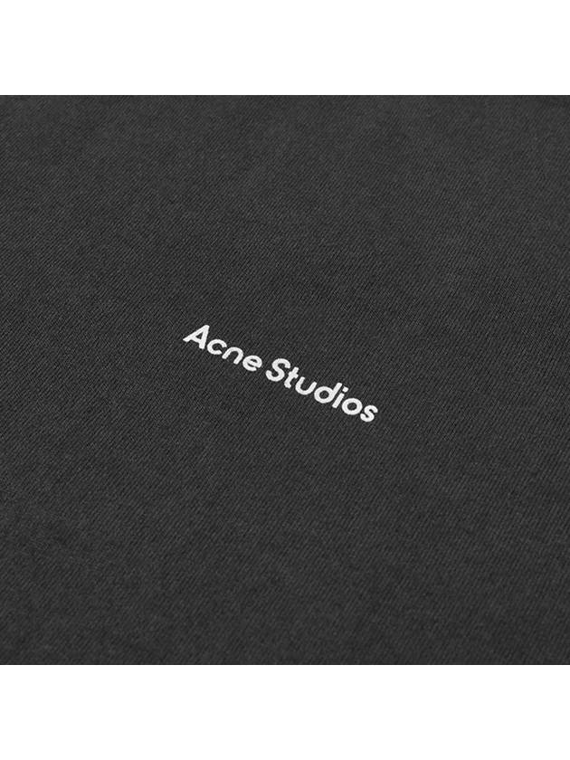 Logo Crew Neck Short Sleeve T-Shirt Black - ACNE STUDIOS - BALAAN 5