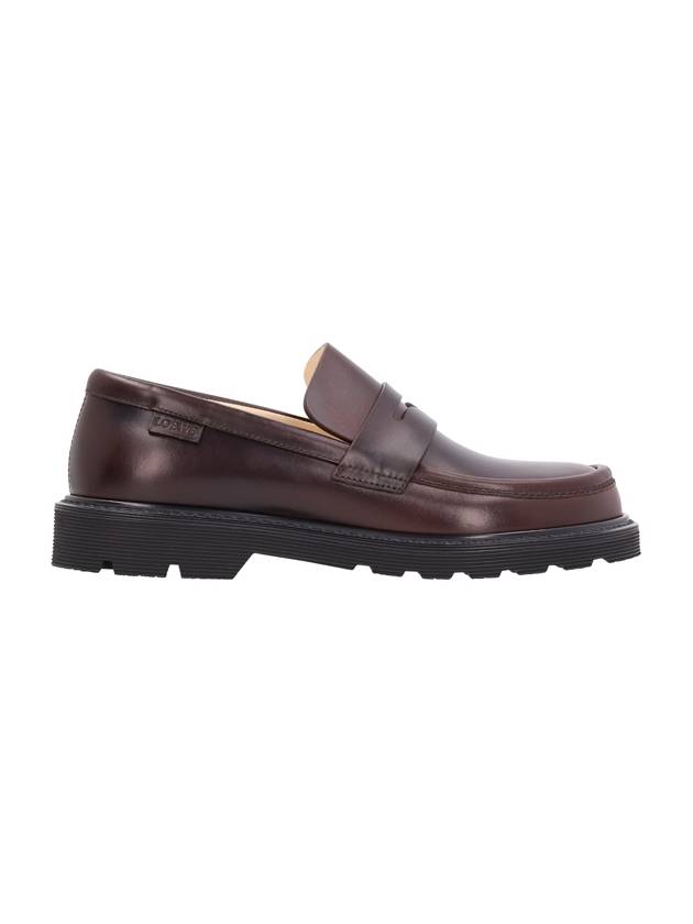 BLAZE PULL-UP CALF LEATHER LOAFERS - LOEWE - BALAAN 1