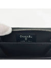 Boy Vintage Silver Hardware Quilted Caviar Zipper Card Wallet Black - CHANEL - BALAAN 5