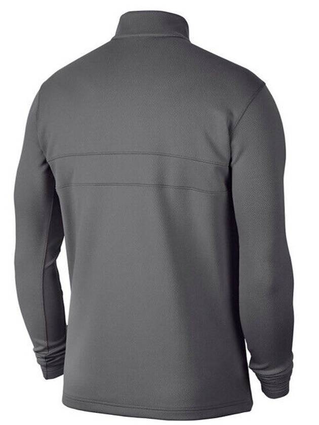 Men's Dri-Fit Essential Half-Zip Long-Sleeve T-Shirt Grey - NIKE - BALAAN 4