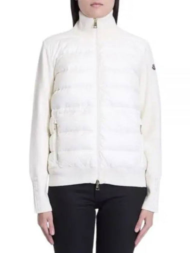 9B00046 M1131 030 Logo Patch Padded Cardigan - MONCLER - BALAAN 1