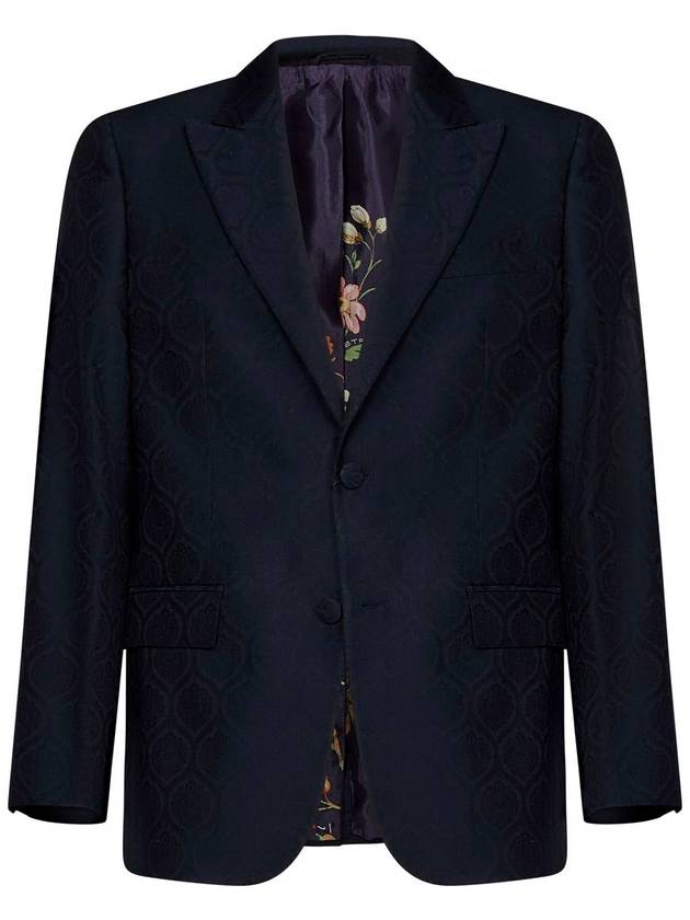 Etro Single-Breasted Jacquard Blazer - ETRO - BALAAN 4