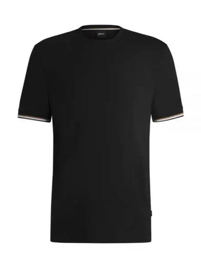 Short Sleeve TShirt Black - HUGO BOSS - BALAAN 2