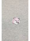 [MAISON KITSUNE] MONOCHROME FOX HEAD PATCH CLASSIC SWEATSHIRT - GREY MELANGE - MAISON KITSUNE - BALAAN 2