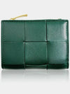 Wallet 742698VCQC43049 EMERALD GREEN GOLD - BOTTEGA VENETA - BALAAN 6