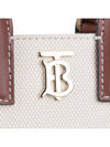 Francis Canvas Leather Mini Bag Ecru Tan - BURBERRY - 8