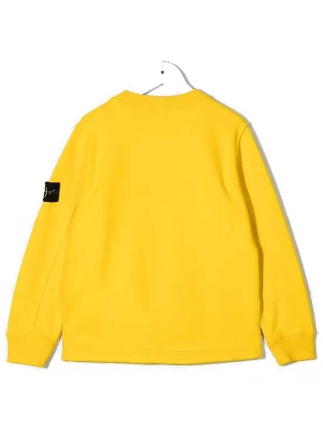 Kids Waffen Pocket Sweatshirt Yellow 751660240 V0034 - STONE ISLAND - BALAAN 3