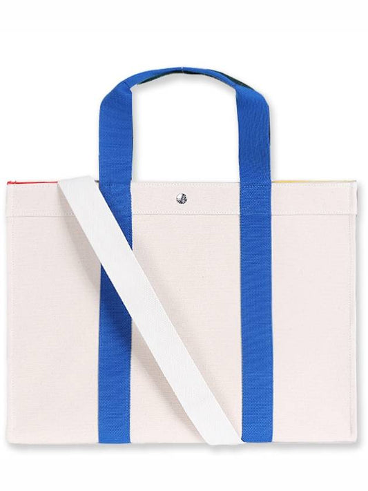 Women's Canvas Tote Bag XLarge White TOTE XL CANVAS LEGOWHITE - RUE DE VERNEUIL - BALAAN 1