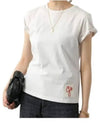 Women's Distress Treatment Short Sleeve T-Shirt White - GOLDEN GOOSE - BALAAN 2