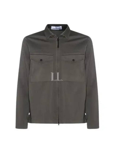 Compass Badge Zipped Jacket Orange Musk - STONE ISLAND - BALAAN 2