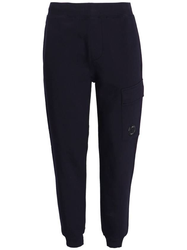 Diagonal Raised Fleece Track Pants Navy - CP COMPANY - BALAAN 2