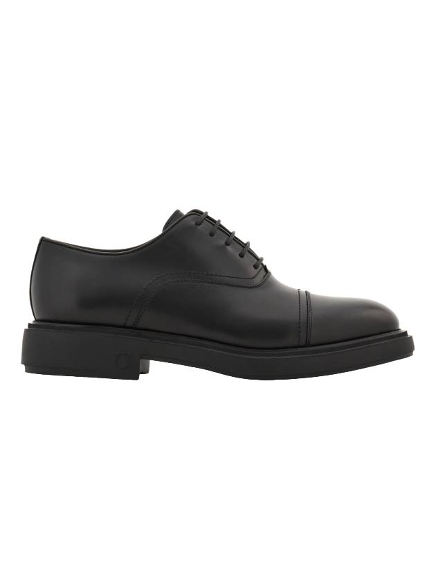 Leather Lace-up Oxford Black - SALVATORE FERRAGAMO - BALAAN 1