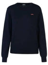 Victoria Embroidery Logo Sweatshirt Navy - A.P.C. - BALAAN 2