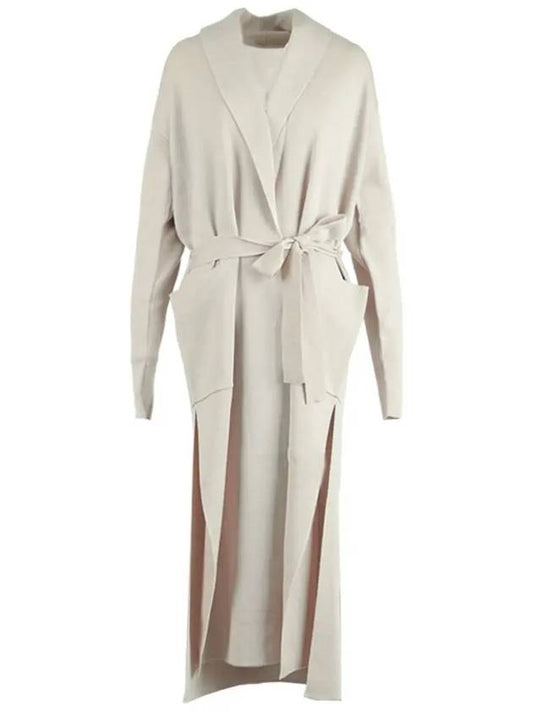 VIESTE Belted Cardigan Light Beige 63160229 004 - MAX MARA - BALAAN 1