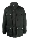 Men's Logo Patch Jacket Black - STONE ISLAND - BALAAN 3