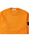 Wappen Patch Crew Neck Sweatshirt Orange - STONE ISLAND - BALAAN 4