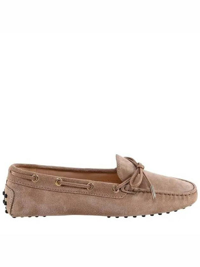 Gommino Suede Driving Shoes Beige - TOD'S - BALAAN 2