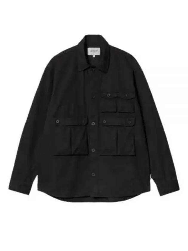 Tracker Long Sleeve Shirt Black - CARHARTT WIP - BALAAN 2