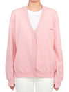 Bella Logo Embroidery Cardigan Pink - A.P.C. - BALAAN 2