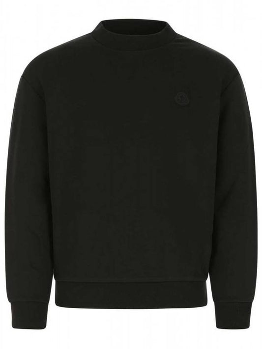 back logo printing sweatshirt black - MONCLER - BALAAN 1