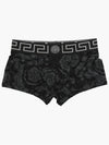 Baroque Print Boxer Trunk Briefs Black Grey - VERSACE - BALAAN 4