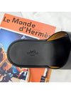 Izmir Sandal Calfskin & Noir - HERMES - BALAAN 7