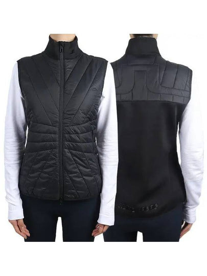 Women's Holma Quilt Hybrid Vest Black - J.LINDEBERG - BALAAN 2