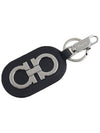 Gancini Key Holder Black - SALVATORE FERRAGAMO - BALAAN 8