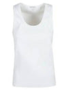 Slim Fit Stretch Cotton Sleeveless White - BOTTEGA VENETA - BALAAN 2