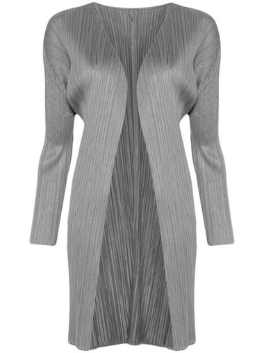 WOMEN S PLEATED MIDI CARDIGAN PP48JA10812 - ISSEY MIYAKE - BALAAN 1