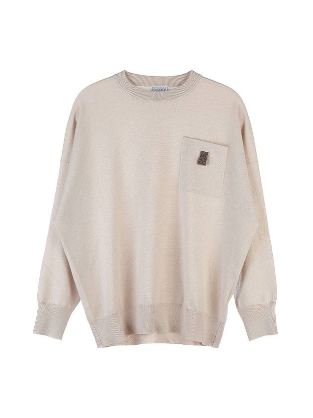 Women's Cashmere Knit Top Beige - BRUNELLO CUCINELLI - BALAAN 1