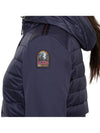 Women's Zipper Side Padded Hooded Jacket Navy - PARAJUMPERS - BALAAN 11