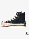 Chuck 70 Sketch Black High BLACKwhiteRED - CONVERSE - BALAAN 1