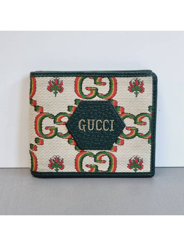 100th Anniversary GG Canvas Half Wallet - GUCCI - BALAAN 1